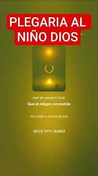 CANCIÓN PLEGARIA AL NIÑO DIOS