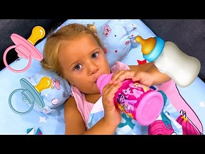 Baby Emma play with sister stories for kids