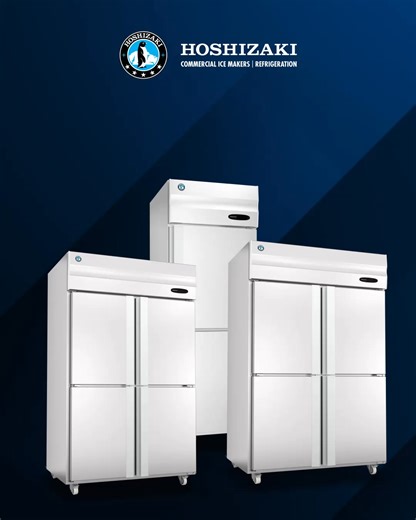 Big on storage, tough on performance – meet the NEW Hoshizaki Upright...