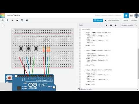 Controlling an RGB LED with Arduino in Tinkercad