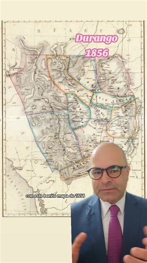 Mapa de Durango en 1856: Historia y Geografía