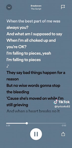 The Script - Breakeven #thescript #breakeven #music #lyrics