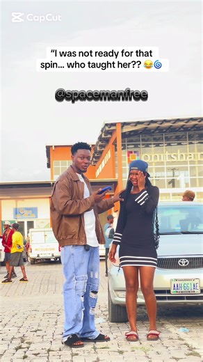 “I was not ready for that spin… who taught her?? 😂🌀”#fyp #virał #19andfine #OOTD #viralditiktok #africantiktok #nigeriantiktok🇳🇬