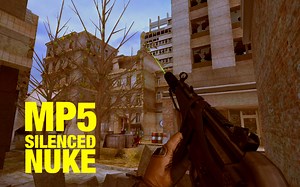 子弹力量(Bullet Force)新地图meltdown 套路演示，消音MP5 核弹！