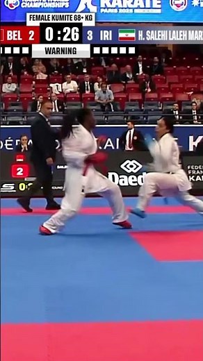 The Female Kumite +68kg bout brought unreal pace and nonstop energy at the Qualification Tournament