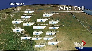 WATCH: It was another bitterly cold evening across much of Alberta on Wednesday and once again, Environment Canada issued several extreme cold warnings. Margeaux Morin has the latest. | Global Edmonton