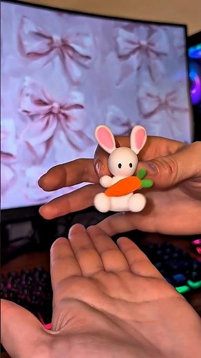 DIY Cute Clay Rabbit with Carrot Easy Play Dough Tutorial #playdoh