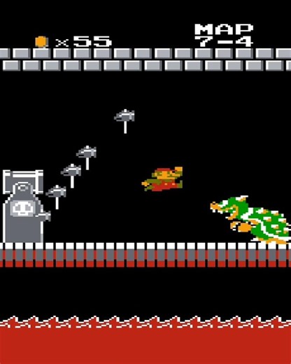 NES Mario GE Bros World 7-4 | Final Castle Challenge! #mario #nintendo