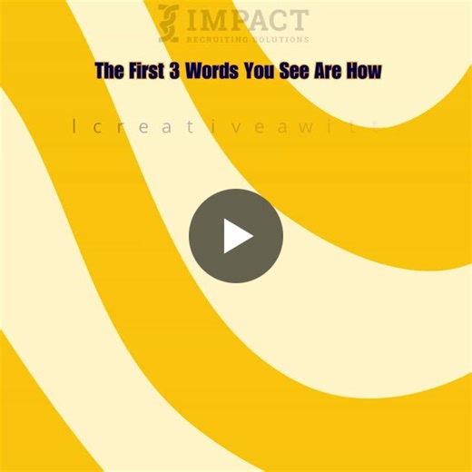 Discover Your Workplace Strengths in 3 Words | Impact Recruiting Solutions posted on the topic | LinkedIn