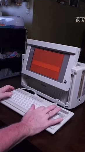 Compaq Portable III model ( 1987) #shorts #retrocomputer #technology#vintagestyle​ #retrotech​#ciral