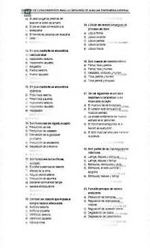 EXAMEN DE INGRESO PARA LA CATEGORIA DE AUXILIAR ENFERMERIA GENERAL DEL IMSS