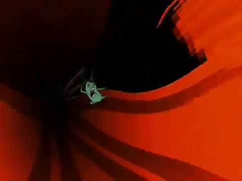 Plankton falling through vortex but stops to drink soda