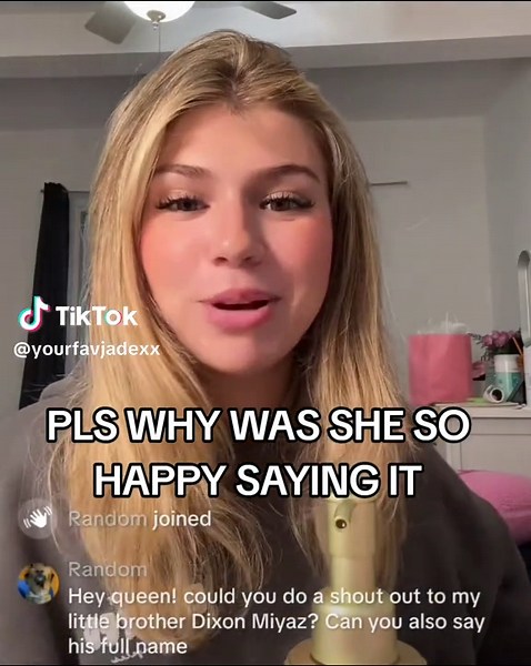 I CANT TELL IF SHES BEING SARCASTIC OR NOT... #TiktokLive #Trolls #DixonMiyaz #Live #Funny