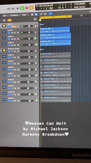 Michael Jackson Heaven Can Wait Harmony Breakdown
