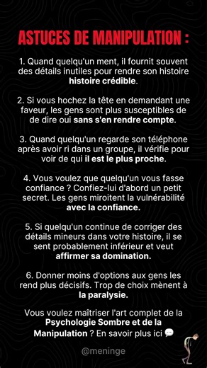 5 signes qu'on vous manipule sans que vous le sachiez ! ⚠️