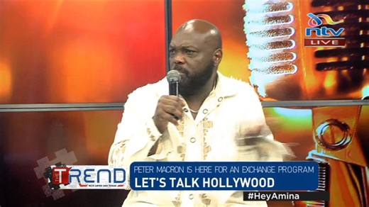 🎬 Actor Peter Macon is here, ready to drop some knowledge on acting and the Hollywood scene! 🙌 #HeyAmina | NTV Kenya