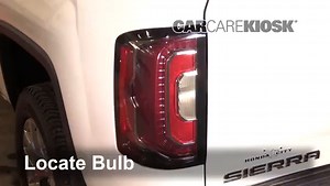 Brake Light Replacement: 2016 GMC Sierra 1500 SLT 6.2L V8 Crew Cab Pickup