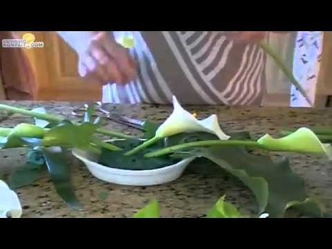 composition florale ovale avec des arômes