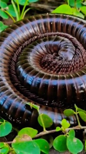 Giant millipede vs giant centipede
