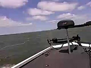 Ranger 188 on rough water at Kentucky Lake