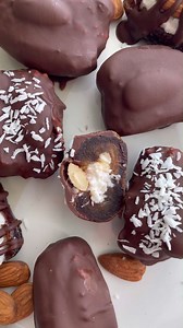 Almond Joy Stuffed Dates | Food With Feeling