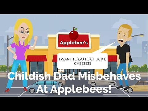 Childish Dad Misbehaves At Applebees!