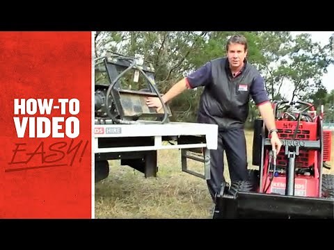 How to Change Attachments on a Mini Loader