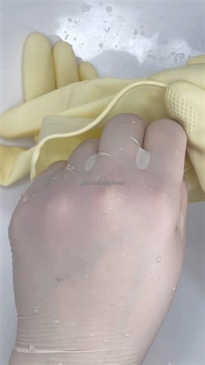 👉 Wet Latex + Rubber Gloves Layering 💦 Ultimate ASMR Sounds