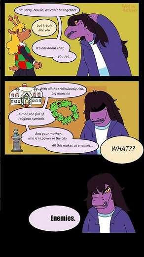 Susie and Noelle are ENEMIES!? (Deltarune Comic Dub)