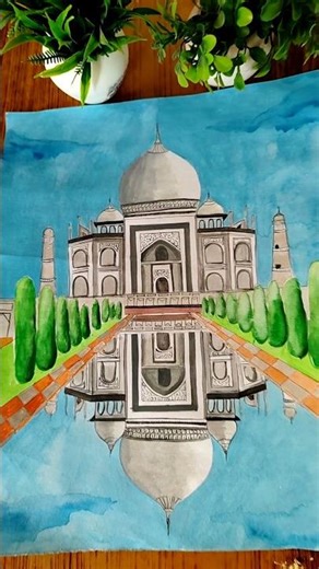 Taj Mahal Drawing #tajmahal #tajmahaldrawing #rajartwork #artistrajroy
