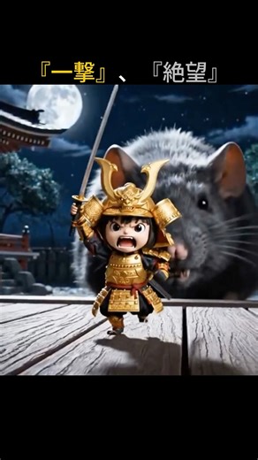 【Day66】EP3：ネズミに突撃するちび侍、まさかの瞬殺吹き飛ばし！｜Chibi Samurai Charges… and Gets Launched