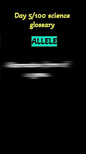 D5/100 Alleles Made Simple 👀 #biology #genetics #facts #sciencemadesimple #biologybasics #geneology