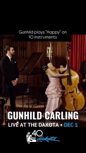 Step into Gunhild Carling's time machine with innovative versions of vintage songs! Carling’s sublime showmanship shines through, whether she is singing or playing. Don’t miss it, DEC 5! Tickets>> https://bit.ly/4ljS3T6 #DakotaMinneapolis #GunhildCarling #Swedishswing #traditionaljazz #livemusicMinneapolis | Dakota