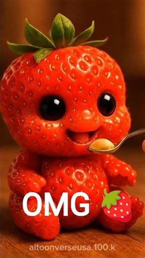 Cutest AI Baby Cartoon Ever | Pixar Style shorts 🍓🍓#shorts #cutebaby #ai