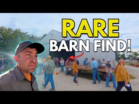 I Got Some RARE Stuff Out of this Barn! (Farm Auction Treasures)