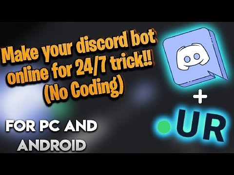 How to make your discord bot online Forever in 6 mins!! (24/7) - No coding [Outdated]