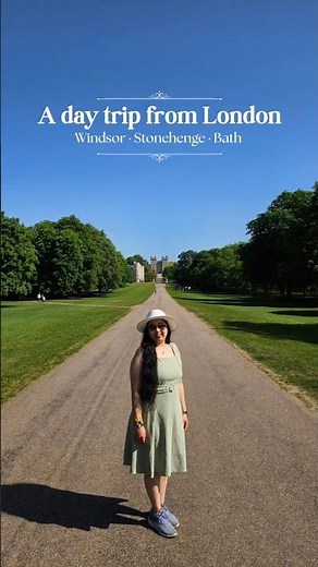3 World Wonders in 1 Day from London. Windsor, Stonehenge and Bath 🏰 #discoverbritain #visitbritain