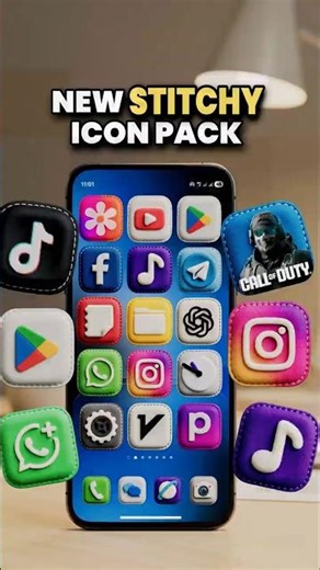 3D Stitch Icon Pack for Android 🔥 Samsung & Xiaomi Customization #Shorts