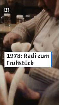 Radi und Butterbrot 🤝| BR #retro #biergarten #radi