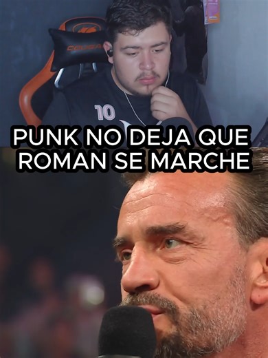 PUNK NO DEJA QUE ROMAN SE MARCHE #RAW #wwe #smackdown #wrestlemania #wrestletok #wrestling #AAA #wrestlingtiktok #luchalibre #fyp #reaccion #reacciones #romanreings #cmpunk