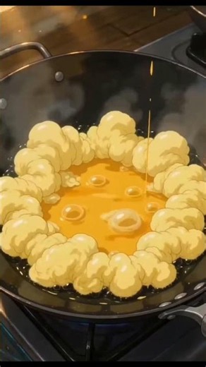 Stir-Fried Green Beans with Egg #viral #recipes #animation