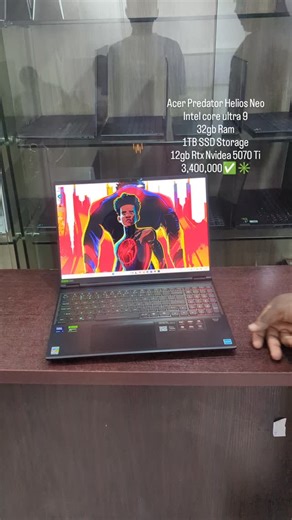 EazyDevice_NG 💻 on Instagram: "Acer Predator Helios Neo 16S Gaming Laptop (Mint Condition ) Spec : 🇺🇲 Pre owned Acer Predator Helios Neo Gaming Laptop Intel core ultra 9 258HX 16" OLED Display 32GB Ram 1TB SSD Storage Geforce RTX Nvidea 5070 Ti 12GB DDR6, RGB Keyboard light Windows 11 Price: 3,400,000✅✳️ Bonus: Free laptop Bag - Microsoft office Package installed ( Google Chrome, Excel Word, PowerPoint ) Nationwide delivery 🚚 Address: No 5 pepple street, binite plaza ikeja computer village �