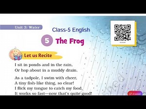 The Frog / Class-5 English NCERT Chapter-5 Poem Explanation By-KV Teacher