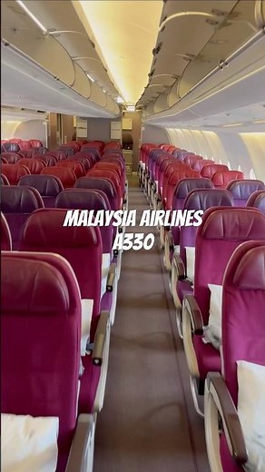 Malaysia Airlines Economy Airbus 330 - seats configuration