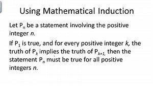 Using Mathematical Induction - Overview ( Video ) | Calculus