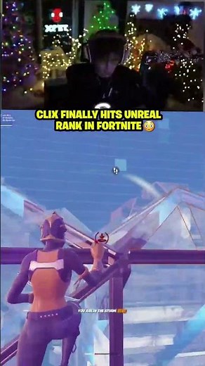Clix FINALLY hits Unreal rank in Fortnite 😳