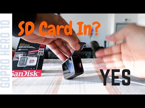 How to Insert SD Card in GoPro Hero 10 Black | How Do I Put SD Card in My GoPro