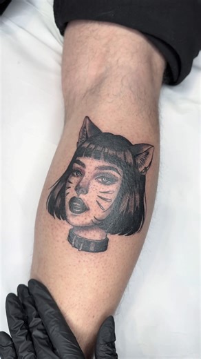 Stunning Cat Girl Tattoo Inspirations