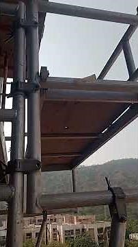 Mobile tower scaffolding with cantilever for building out side working in civil or mechanical field