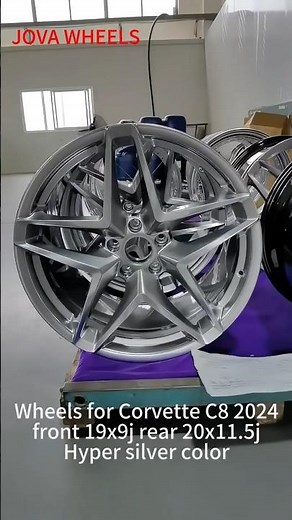 2024 Chevrolet Corvette C8 Hyper Silver Forged Wheels | JOVA WHEELS factory